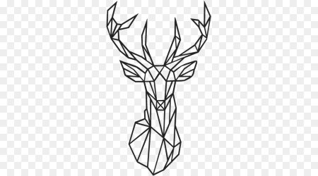Геометрический олень