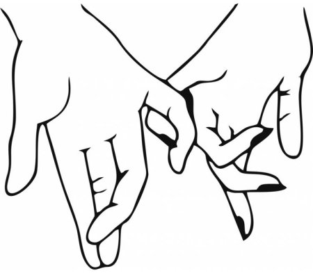 Влюбленные рисунок