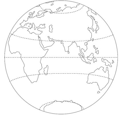Планета земля раскраска