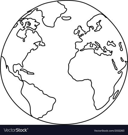 Планета земля раскраска для детей