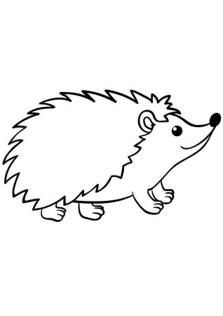 Аппликация Ежик