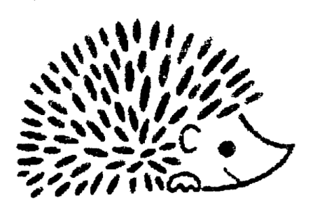 Ёжик раскраска для детей