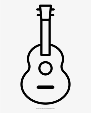 Стилизованное изображение гитары