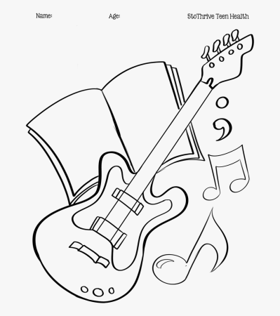 Гитара силуэт