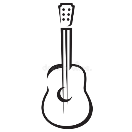 Гитара рисунок