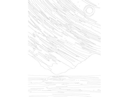 Полярное сияние раскраска