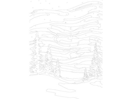 Северное сияние раскраска