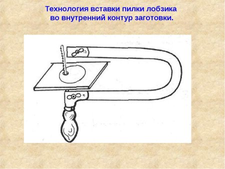 Приспособление для выпиливания лобзиком