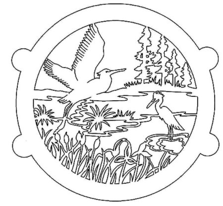 Трафареты для выпиливания