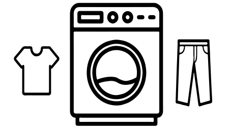 Трафарет стиральная машина