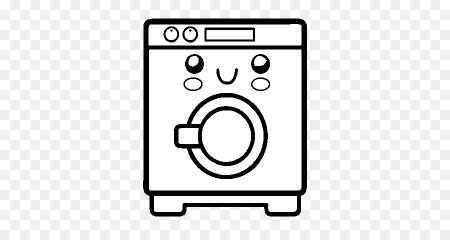 Стиральная машина раскраска для детей