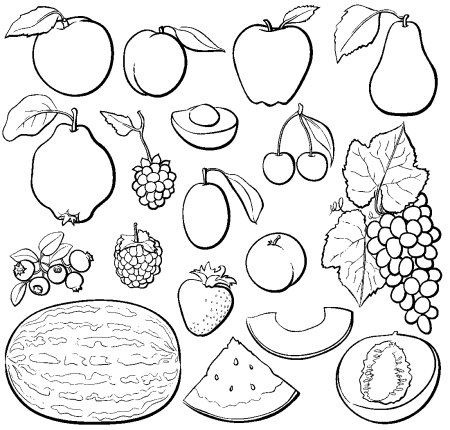 Натюрморт с овощами карандашом