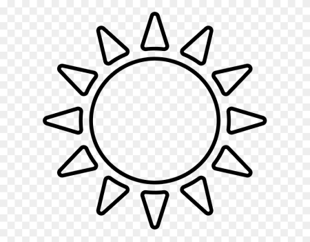 Солнце раскраска