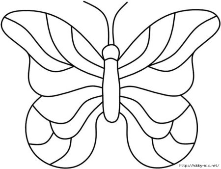 Бабочка для пластилинографии