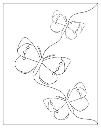 Трафарет для витража для детей