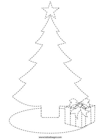 Елка раскраска для детей