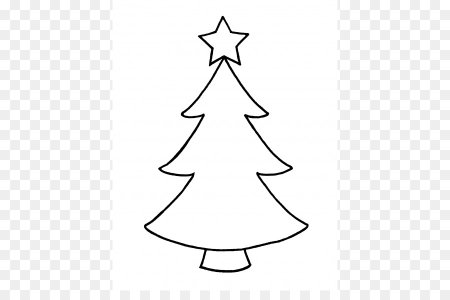 Елочка раскраска
