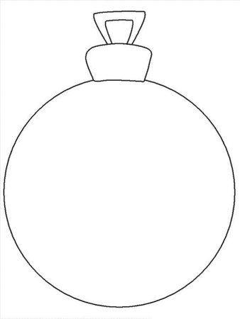 Новогодние шары раскраска для детей