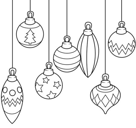 Орнамент для новогодних шаров