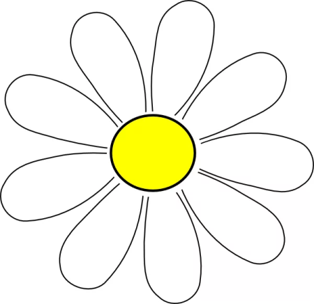 Цветы. Раскраска для малышей