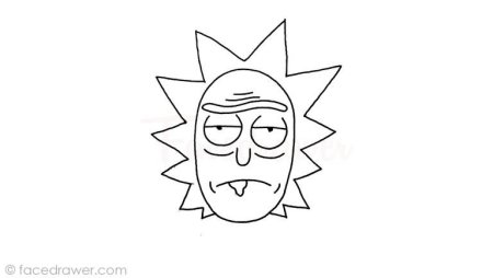 Рик и Морти срисовка легко