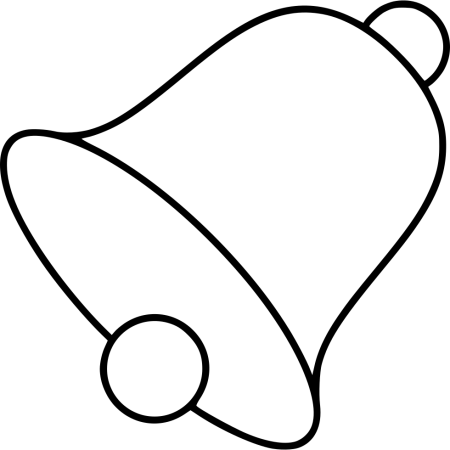 Колокольчик раскраска