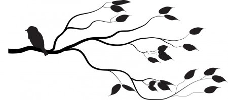 Стилизованная ветка