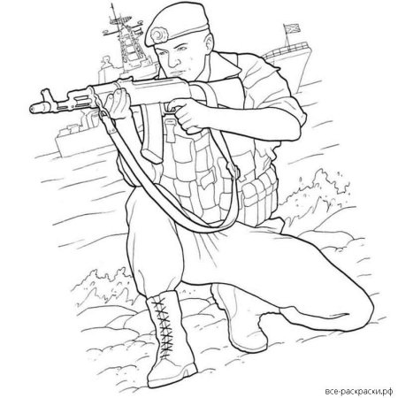 Рисунок солдату