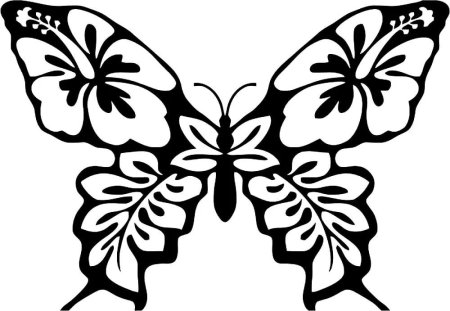 Бабочки для вырезания