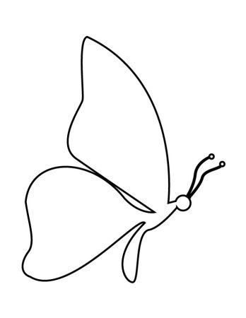 Бабочки на окно трафарет