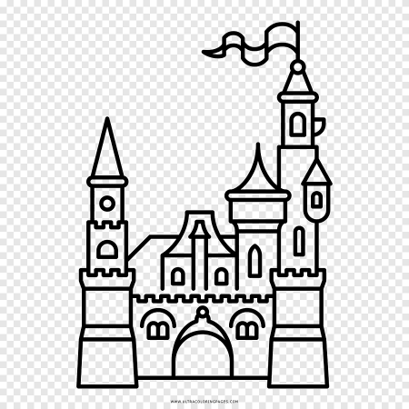 Крепость раскраска