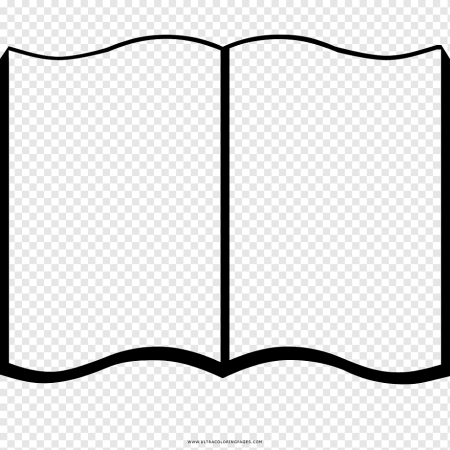 Контур книги раскрытой