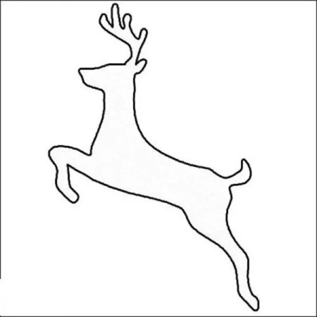 Трафарет "олени"