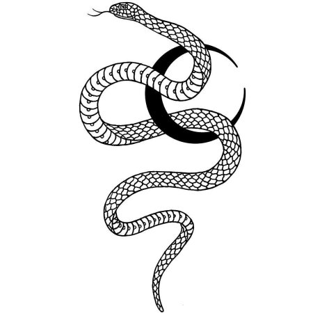 Раскраска змеи для детей