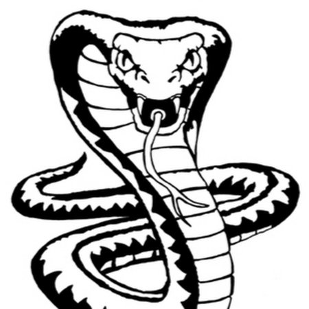 Змея нарисовать