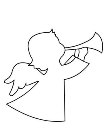 Ангелочек контур