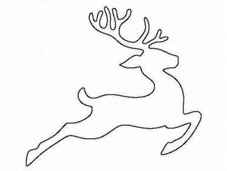 Трафарет "олени"
