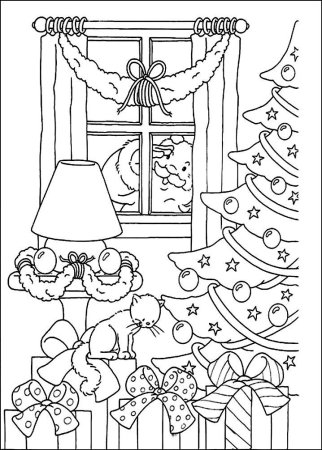 Раскраски новый год и Рождество