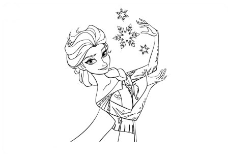 Раскраска "Холодное сердце"