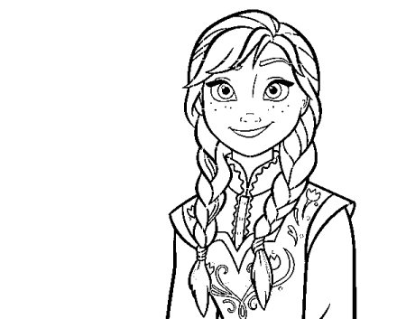 Раскраски для девочек Холодное сердце