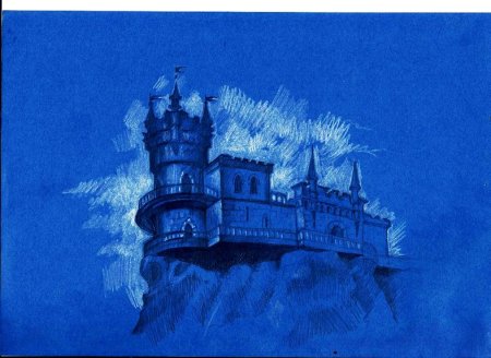 Гравюра Ласточкино гнездо