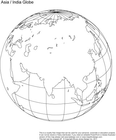 Земной шар раскраска