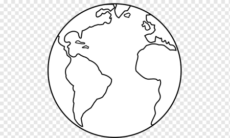 Планета и материки раскраска для детей