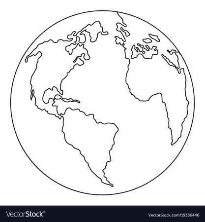 Планета земля раскраска