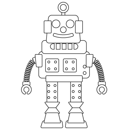 Роботы разукрашки для мальчиков роботы