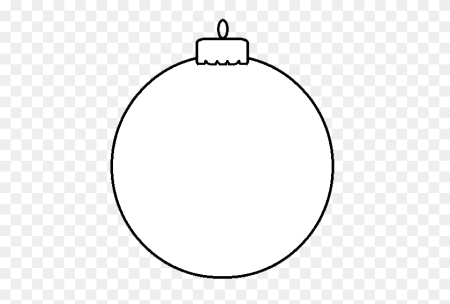 Новогодний шар контур