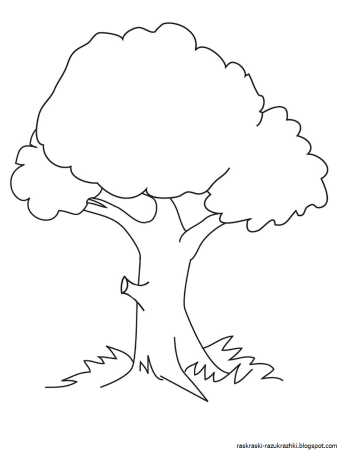 Трафарет "дерево"