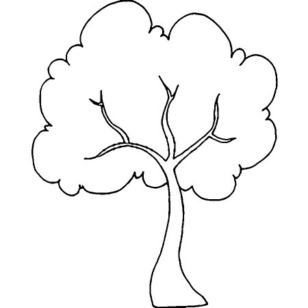 Дерево дуб раскраска
