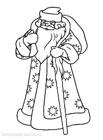 Новогодняя раскраска