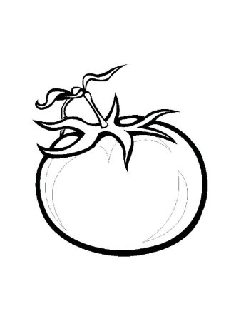 Овощи для раскрашивания